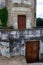 Close up doors of tower of Chateau de Chenonceau