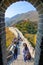CLOSE UP: Doorway offers a beautiful view of Great Wall climbing the mountains