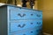 Close up on the drawers of a dresser