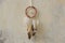 Close up dream catcher bohemian wall hanging craft outdoors