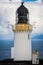 Close up of the Dunnet Head lighthouse