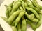 Close up of Edamame soy beans