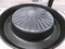 Close up electric grill Barbecue iron pan