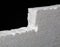 Close up of expanded polystyrene on black background