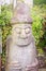 Close up face of the stone idol (Dolharubang, the grandfather s