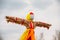 Close-Up Faceless Straw Effigy Of Dummy Maslenitsa, Eastern Slavic Mythology, Pagan Tradition.