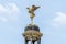 Close-up of the famous eagle, which stands on the dome of the roof of Das Neue Palast, at Sanssouci in Potsdam Germany.