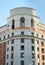 Close-up of the faÃ§ade of the Restaura Building or L`Union Building Edificio Restaura or Edificio L`Union in Madrid, Spain