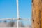 Close-up of a Fence Covered in Hoar Frost