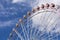 Close up ferris wheel