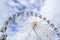 Close up ferris wheel landmark at Darling Harbour in Sydney Australia