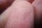 Close-up of fingerprint texture of finger skin macro
