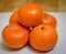 Close up of Five Mandarins