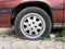 Close up Flat tire