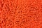 Close up of Fluffy Orange Fabric Background Texture for Furniture Material