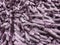 close up fluffy purple doormats or foot mat fabric texture. usually placed on the floor