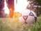 Close up Footballer getting ready to kick a soccer ball