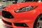 Close up Ford fiesta st at miami auto show