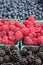 Close-up of fresh, organically grown berries