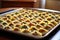 close-up of freshly kneaded pasta dough