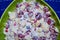 Close up Fruit chaat in a bowl