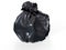 Close up of a garbage bags stack 3d render on white background no shadow