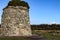 Close-up of the Giant Cairn at Culloden Moor.