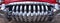 Close up of a gleaming Buick Eight chrome grille.