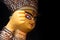 Close up of Goddess Durga with use of selective focus