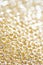 Close Up Of Gold Fabric Chain mail Sewing