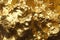 Close up gold slug nugget surface