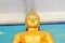 Close-up of golden Buddha images in Thai temples  Belief in Buddhism