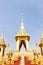 Close up of Golden of Royal Crematorium for King Bhumibol Adulyadej at November 04, 2017