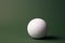 A close-up of a golf ball on the tee AI generated