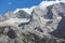 Close up of the Greater and lesser Gosau glacier