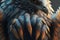 close-up of griffin& x27;s sharp talons and claws