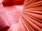 Close Up Grooves and Lines in Sandstone in Slot Canyon