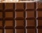 Close up of a  group of delicious brown chocolate bar