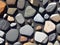 close up group stone background, Ai generated