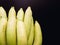 Close up group of yellow banana ingredient of asia healthcare an