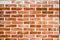 Close-up of grunge masonry brown brick wall