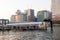 Close up of harbour at sumida river viewpoint in tokyo