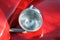 Close Up Headlight Vintage Red Car Citroen 2CV