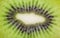 Close up of a healthy kiwi fruit