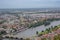 Close up of Heidelberg and the Rhine Valley