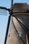 Close up of historic windmill at Kinderdijk, Holland, Netherlands, a UNESCO World Heritage Site.