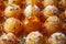 Close up of Homemade Caramel Apples with Sprinkles, Delicious Fall Treat or Carnival Snack, High Quality Image for Festive