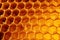 a close up of a honeycomb