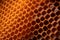 a close up of a honeycomb