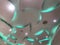 Close up image Gypsum false ceiling or suspended ceiling design view in different like fish pattern to get more attraction in an